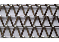 Spiral Wire Belt Stainless Steel Architectural Mesh For Building Facades