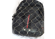 Backpack And Bag Protector Stainless Steel Ferrule Rope Mesh 50*50mm