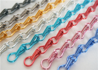 1.6mm Anodized Metal Door Chain Fly Screen Curtain 90*210cm