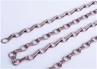 1.6mm Stainless Steel Mesh Chain Link Curtain Flexible For Partition Wall 90*210cm