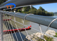 Balcony Balustrade Infill Stainless Rope Mesh Steel Architecture System For Fence