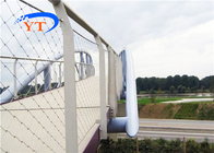 High Tensile Stair Railing Stainless Steel Ferrule Rope Mesh For Guard Rail Fence