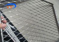 Flexible Balustrade Cable Mesh Safety Netting 316l Stainless Steel Ferrule Cable Mesh