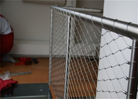 Flexible Diamond 7 × 7 Stainless Steel Ferrule Rope Mesh Fence For Safety Net