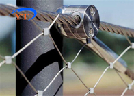 Ferrule Diamond Mesh Fence Wire Fencing Inox 316 Stainless Steel Rope Mesh Net
