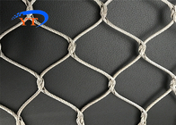 150mm Hole 7x7 Green Wall Steel Wire Rope Mesh