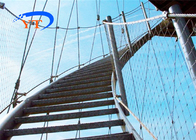 Bridge Stairway 316 Flexible Stainless Steel Cable Netting In Balustrade Infill System