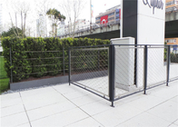 Decorative Safety 1.6mm Stainless Steel Knotted Rope Mesh Handrail Deck Railing