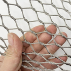 50mm Zoo Wire Mesh Strong Flexible Stainless Steel Knotted Animal Enclosure Fence