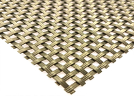17.5mm Architectural Woven Wire Mesh Facades Perforated Metal Mesh Screen 1.5mm