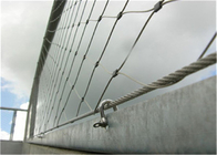 2.0mm 60*105mm Stainless Steel Ferrule Rope Mesh Stairs Railing High Strength