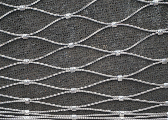 7 × 19 Eco Friendly Ferrule Rope Mesh For Plant Climbing Net / Plant Support