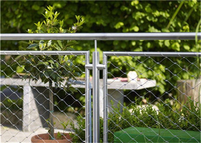 Inox Architectural Wire Mesh Fencing Outdoor 316L X Tend Balustrade Wire Mesh