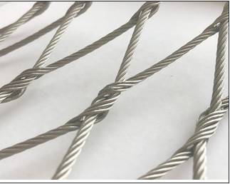 30x30mm 2.0mm Stainless Steel Wire Rope Mesh For Zoo Enclosure