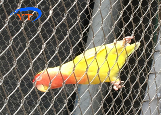 Handwoven X Tend 1.2mm Stainless Steel Knotted Rope Mesh Bird Netting